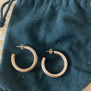 Melanie Auld Vermeer Gold Hoops